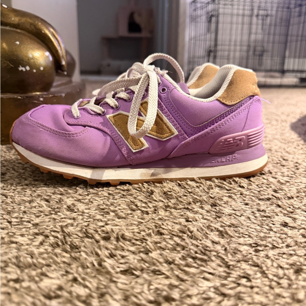 New Balance purple 574’s